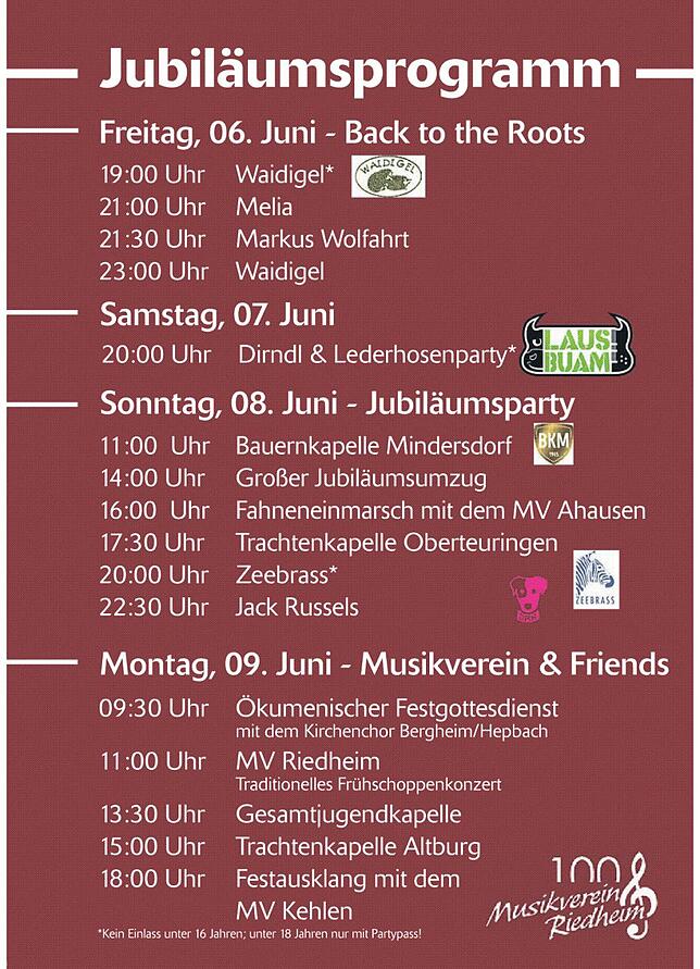 Bild 1: Pfingstmusikfest Riedheim: Großer Festumzug mit über 1200 Teilnehmern