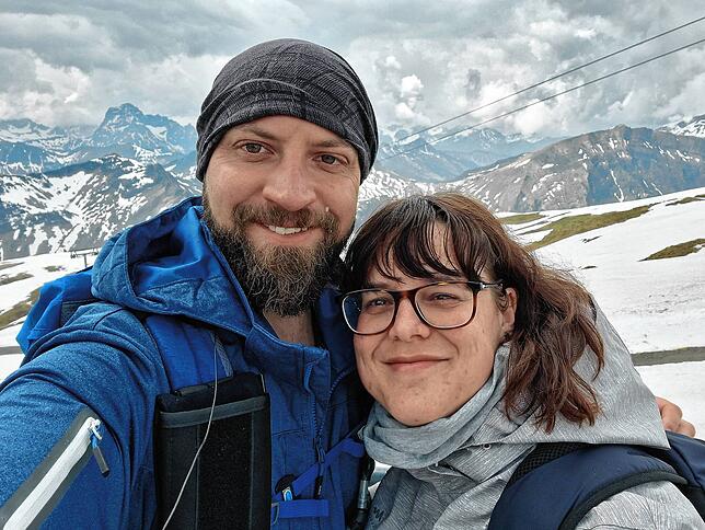 Marc und Claudia Hensel im Trainingslager in Österreich im Mai.