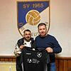 Co-Trainer und sportlicher Leiter Leonardo Celestino (links) und rechts daneben Cheftrainer Massimo Guaglianone.