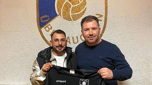 Co-Trainer und sportlicher Leiter Leonardo Celestino (links) und rechts daneben Cheftrainer Massimo Guaglianone.