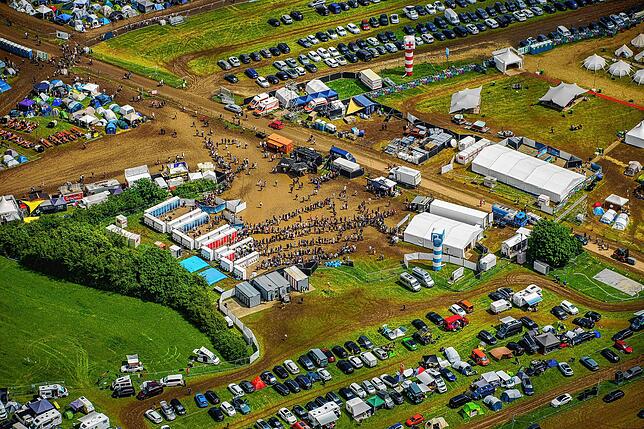 Bild 4: Southside Festival 2024 - Spektakuläre Luftbilder von oben
