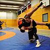 Rafael Kinsfater beim Training in der Radolfzeller Teggingerhalle.