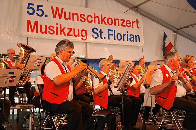 Bild 2: Die schönsten Bilder vom Wunschkonzert des Musikzugs St. Florian am Chilbi-Sonntag