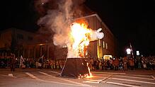 Bild : Der letzte Akt – Verbrennung der Fasnacht auf dem Stephansplatz 2024 (2)