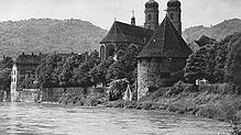 Am Rheinufer beim Gallusturm herrschte Ende April 1945 höchste Nervosität.