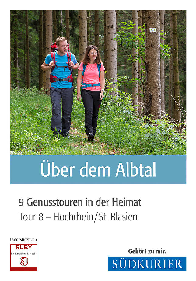 Wandern mit Genuss - Tour 8: Über dem Albtal Wandern mit Genuss - Tour 8: Über dem Albtal
