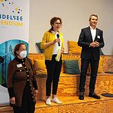 Die Initiative Unternehmer:innen für Gründer:innnen (UfG) in Konstanz richtete erstmals das Mindelsee-Stipendium aus. Beim Finale ...