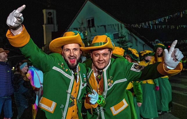 Bild 8: Bilder vom Nachtumzug beim Narrentreffen in Thalheim