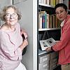 Die Französin Elisabeth Kessler (links) und Chinesin Maxi Wengun Qi forschen im Heidegger-Archiv im Meßkircher Schloss. Manches darin ...