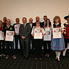 Die Preisträger des Vereinswettbewerbs von Sparkasse Hochrhein und SÜDKURIER Medienhaus aus dem Bereich der Ausgabe Bad Säckingen (von ...