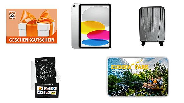 Im August können Sie beim großen SÜDKURIER-Jubiläumsgewinnspiel unter anderem diese tollen Preise abstauben.