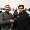 Veysel Kayantas (links, FC Anadolu Radolfzell) und Adel Grimm vom SC Konstanz-Wollmatingen. Die beiden Bezirksligavereine treffen nach ...