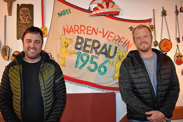 Mutig – die Narrenzunft Wurzelsepp plant das Schlüchttalnarrentreffen am 19./20. Februar 2022 in Berau. Von links: Zunftmeister ...