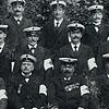 Die Sanitätskolonne im Jahr 1902. Vorne, Zweiter von links, Medizinalrat Georg Kerner, dem später die Wehrer Ehrenbürgerschaft verliehen ...