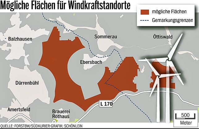 Bild 1: Das Land gibt bei der Windenergie jetzt richtig Gas &ndash; auch in den Landkreisen Lörrach und Waldshut