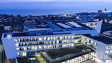 Blick auf das ZF-Forum in Friedrichshafen.