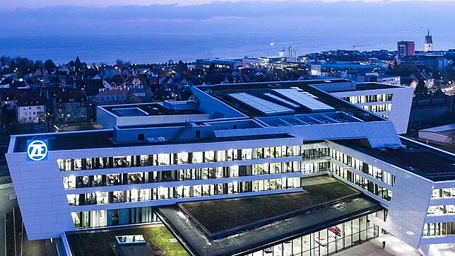 Blick auf das ZF-Forum in Friedrichshafen.