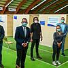 Sie blicken auf die vergangene neun Monate Kreisimpfzentrum zurück und ziehen überwiegend positive Boilanz. Von links Mediziner Peter ...