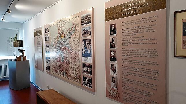 Das ganze Leben von Korbinian Brodmann ist in dem Museum dokumentiert.