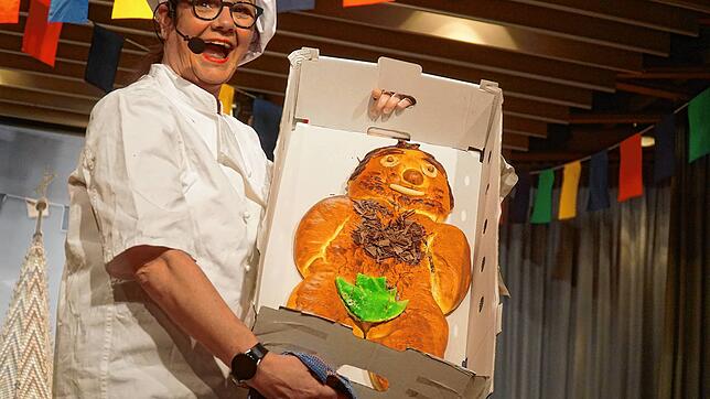Dagmar Maczey überzeugt mit ihrem selbstgebackenen Mann.