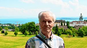 Elmar Kindermann hält die Bebauung des Landschaftsparks Sankt Leonhard für unzulässig.