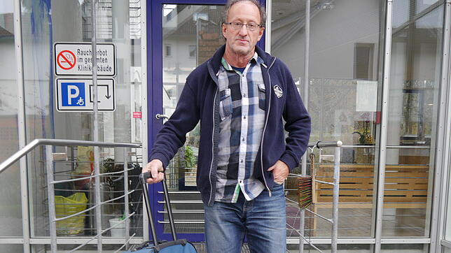 Ulrich Raisch ist der letzte Patient, der die Michael-Balint-Klinik verlässt.