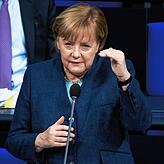 Ruhig und unaufgeregt: Bundeskanzlerin Angela Merkel.