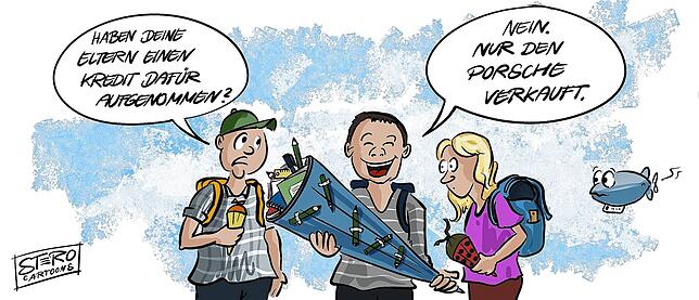Bild 7: Die Karikatur der Woche: Reagenz verwechselt?