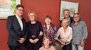 Der Vorstand der Gloria-Förderfreunde freut sich über die Erfolge. Foto: Förderfreunde