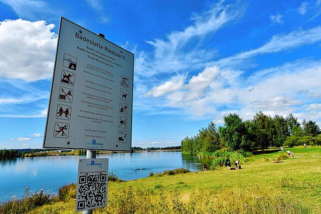 Der Riedsee II Hüfingen. An dieser Stelle ertrank im August ein 52-Jähriger. Nichtschwimmern ist der Zutritt untersagt – und das Baden ...