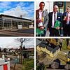 Sanierung des Hallenbads, der neue Bettentrakt am Krankenhaus, das ehemalige Fernmeldearal und der Zwischenbau an der Schule. Diese ...