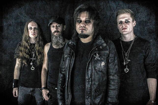 Die Donaueschinger Metal-Band Scarcrow steht auf der Pumpkin Stage.