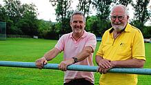 Für Peter Posprich (links) und Karl-Heinz Restle ist der SC Markdorf eine Herzensangelegenheit. Sie gehören zu einer Projektgruppe, ...