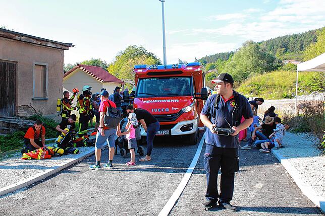 Bild 15: Jahreshauptübung der Feuerwehrabteilungen Wahlwies und Espasingen