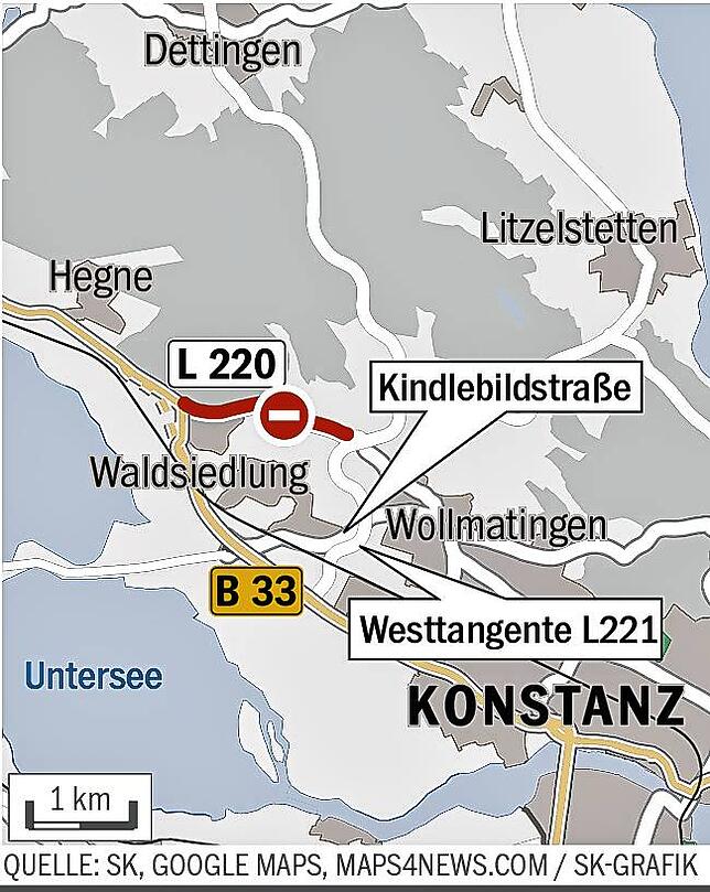 Die Verkehrsplaner wollten, dass die Autofahrer die Westtangente nutzen. Stattdessen fahren sie seit der Schließung der L220 zwischen ...