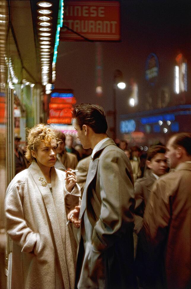 Emil Schulthess: Times Square, NewYork 1953.