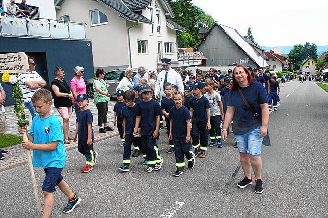 Bild 43: Bilder vom Bezirksmusikfest mit Umzug in Lausheim