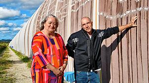 Heidi Götz, stellvertretende Leiterin der Mobilitätsabteilung und Leiterin des Rechtsreferats in dieser Abteilung sowie Projektleiter ...