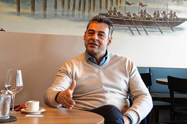 Detlef Haupt in den Konzil-Gaststätten.