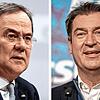 Machtkampf um die Kanzlerkandidatur: Armin Laschet und Markus Söder