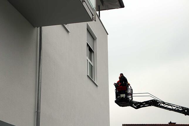 Bild 31: Bilder von der Drehleiter-Demonstration der Feuerwehr Blumberg
