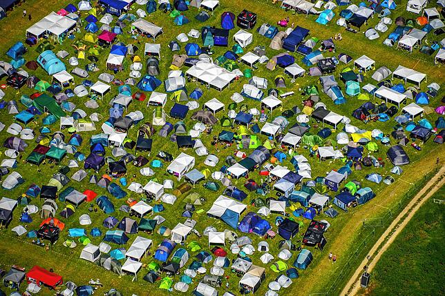 Bild 6: Beeindruckende Luftaufnahmen vom Southside-Festival 2025