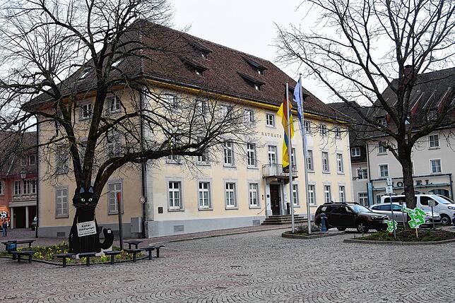 Adressat der Befragung der Gewerbetreibenden durch die Unabhängige Bürgerliste ist auch das Rathaus Bad Säckingen.