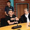 Gezim F. neben seinem Verteidiger Klaus-Martin Rogg. Der Angeklagte wurde am 4. August zu einer lebenslänglichen Haftstrafe verurteilt. ...