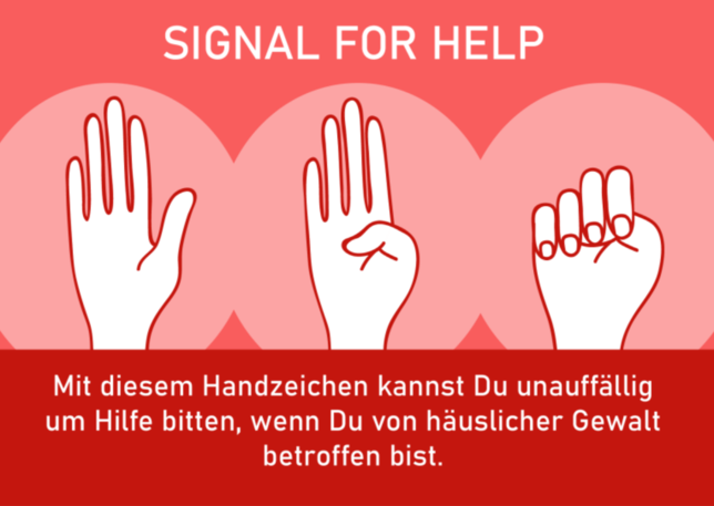 Das inzwischen international verbreitete Handzeichen wurde während des ersten Corona-Lockdowns von einer kanadischen ...