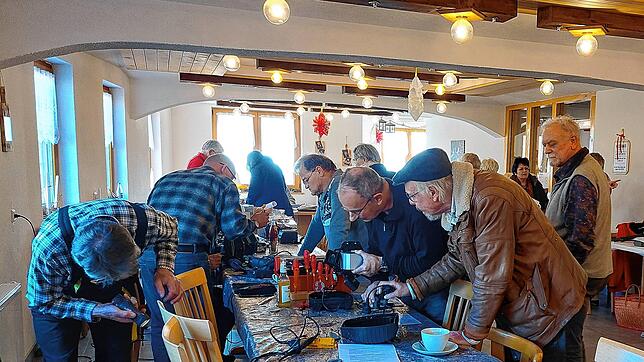 Das Reparatur-Café ist eine Errungenschaft der Z-Idee, die sich bereits hervorragend etabliert hat. Foto: Karin Steinebrunner