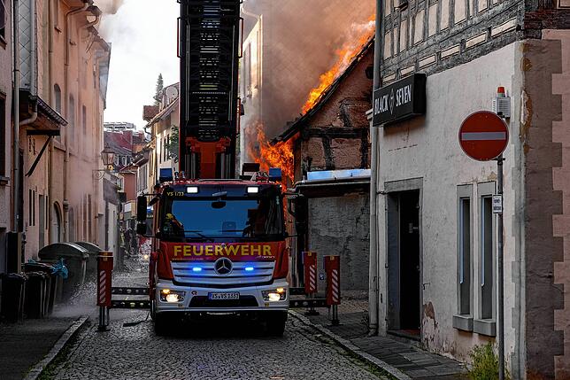 Bild 7: Der Großbrand in Villingen in Bildern: So schlimm wütete das Feuer in der Innenstadt