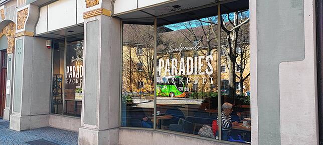 Die neue Filiale der Paradies Bäckerei in der Unteren Laube über zwei Stockwerke. Ein Hauch von Großstadt in Konstanz.