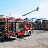 Ein Großaufgebot an Einsatzkräften der Feuerwehr war wegen des Brandes eines Stallgebäudes auf einem Aussiedlerhof in Worndorf im Einsatz.