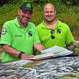 Großes Herz für Bären: Wildparkchef Bernd Nonnenmacher (links) und Projektleiter Raoul Schwarze.